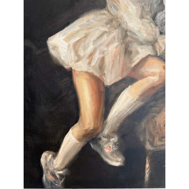 Figurative Artist Liubou Sas “ Carousel” Modern Original Art For Sale - Image 3 of 3