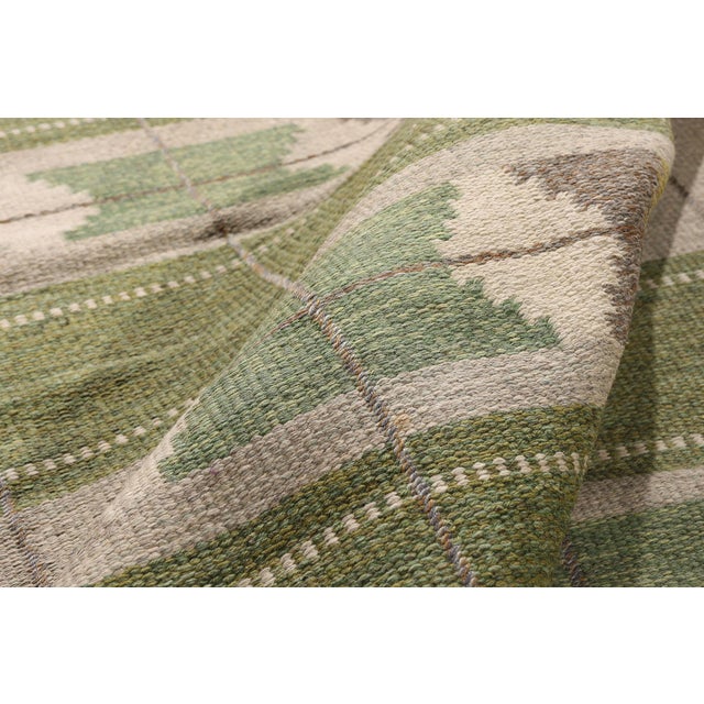 Ingegerd Silow Swedish Rollakan Rug, 04'07 X 06'08 For Sale In Dallas - Image 6 of 10