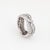 1950s Vintage Diamond Eternity Mid Century Platinum Band Bridal Wedding Ring Size 4.75 For Sale - Image 5 of 5