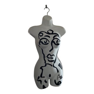 1970s Peter Keil Wall Hanging Mannequin Sculpture For Sale