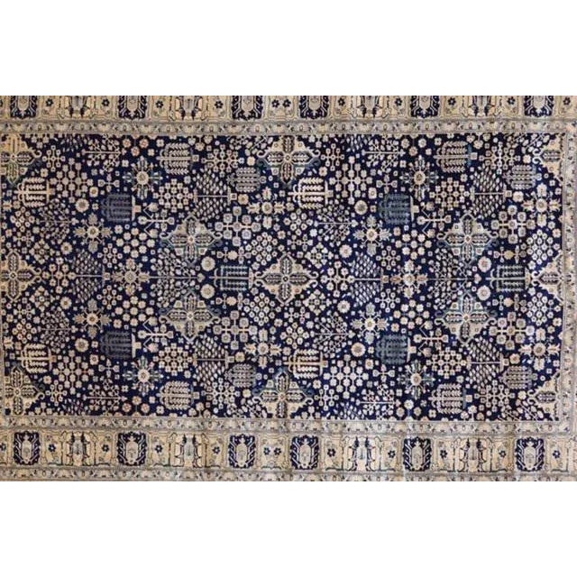 Persian 1990s Vintage Oushak Rug For Sale - Image 3 of 12