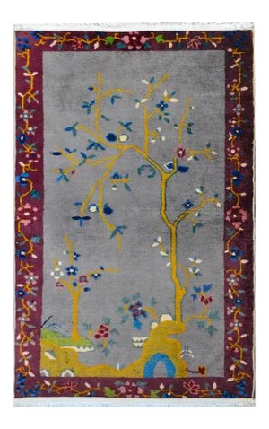 1920s Vintage Chinese Art Deco Rug
