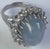 Metal 1950s Plum Cabochon Sapphire, Diamond, and 14k White Gold Ring, Size 6.5 - For Sale - Image 7 of 8