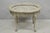 Vintage French Renaissance Walnut Gray Distress Painted Cherub Coffee Table For Sale - Image 12 of 18