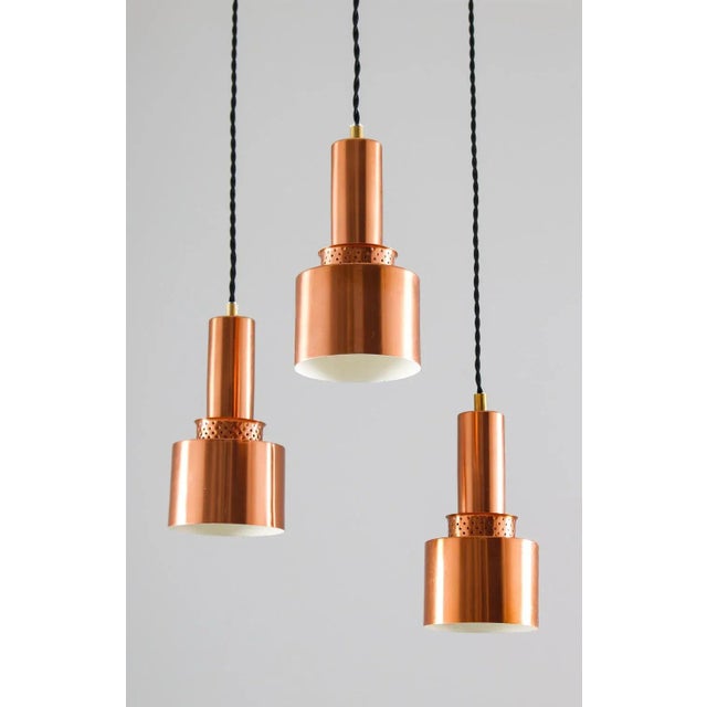 Mid-Century Modern Copper T292 Pendant by Hans-Agne Jakobsson, 1960s For Sale - Image 3 of 8