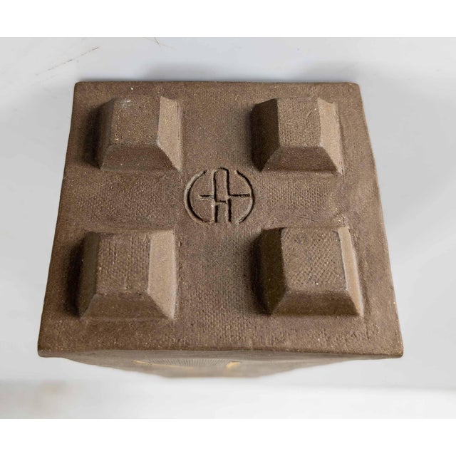 Mid-Century Modern Art Pottery Vase, Signed on Base For Sale - Image 9 of 9
