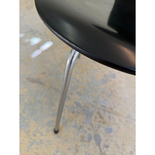 Ant Chair in Black by Arne Jacobsen for Fritz Hansen, 1992 For Sale - Image 9 of 14