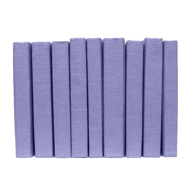 Modern Decorative Books - Light Very Peri Book Bundle - 1 Foot of Purple Books For Sale - Image 3 of 3
