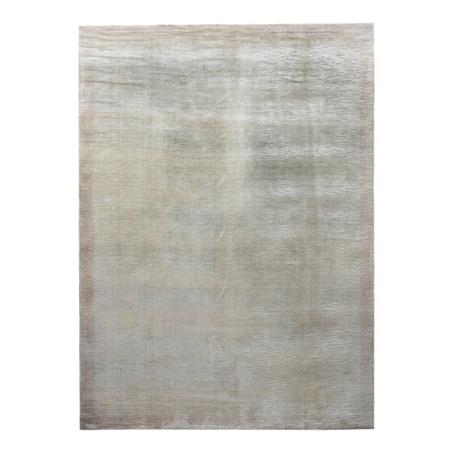 Late 20th Century Indian Gabben-Style Silk Rug For Sale