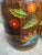 Pair Set Antique English Oak Barrel Jardinière Planter Rosemaling Hand Painted For Sale - Image 17 of 18