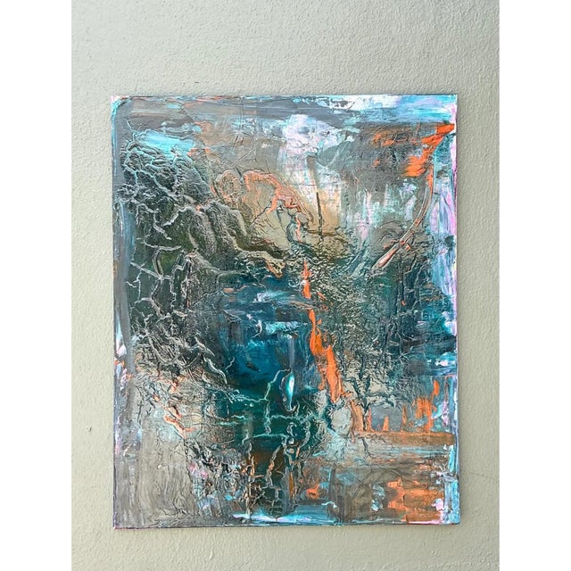 Vintage Abstract Expressionist Painting on Canvas For Sale - Image 12 of 12