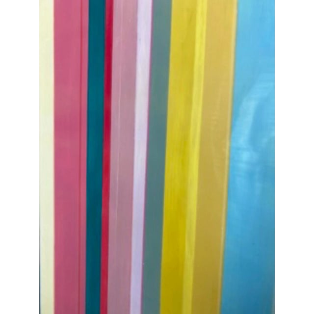 2020s "Blink Twice" - Contemporary Original Abstract Encaustic Mixed-Media Painting by Gina Cochran For Sale - Image 5 of 8