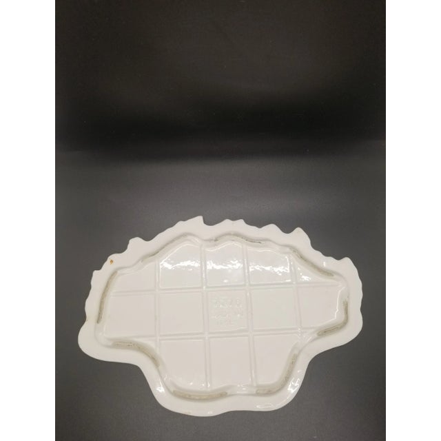 Vintage Italian Grapes In Basket Hand Painted Ceramic Wall Plate-Marked with hanging holes