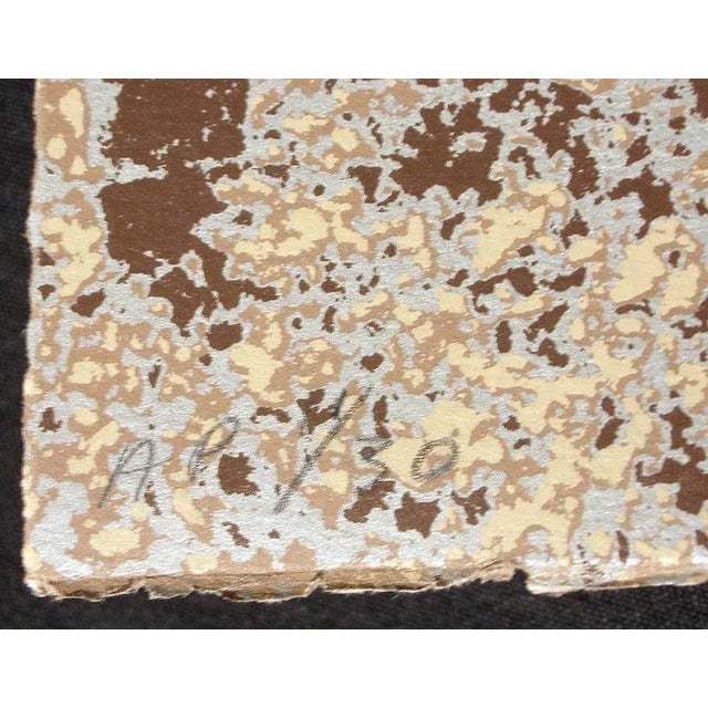 Ted Thomas "Silver Lining I" Hand Signed & Numbered Fine Art Serigraph of Trees For Sale - Image 4 of 4