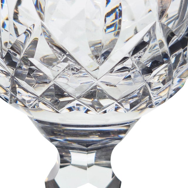 Late 20th Century Waterford Lismore Hand Cut Crystal Hock Wine Glass For Sale In San Francisco - Image 6 of 10