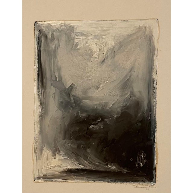 Sarah Amos, Contemporary Abstract Landscape Monotype Painting Sarah Amos, 1995 For Sale - Image 4 of 10