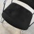 Vintage Modern Black & Chrome Cantilever Chair by United Chair Co Style of Steelcase For Sale - Image 9 of 13