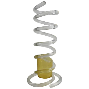 Lucite Coil Umbrella Stand Attributed to Dorothy Thorpe