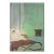 1934 French Art Deco Lithograph-Women at Home-Bedroom For Sale