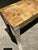 Vintage Laminate Burl Wood and Chrome Console Table For Sale - Image 9 of 18