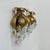 1960s Brass and Crystal Pineapple Wall Lamps by Ernst Palme for Palwa, Germany, 1960s, Set of 2 For Sale - Image 5 of 8