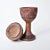 This unique Cup has a lid that only goes on in one position, locking it in place. Â The Kuba people of the Democratic...