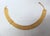 Gold Vintage 1970s Signed Napier Goldtone Collar Necklace For Sale - Image 8 of 10