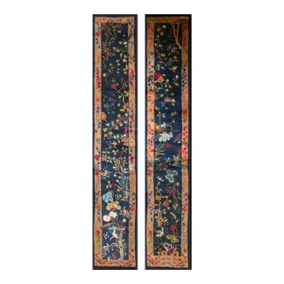 1920s Pair of Chinese Art Deco Runner Carpets (2'1'' x 11' 8'' - 64 x 355 ) For Sale