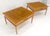 Tomlinson Pair of Fine Blond Tiger Maple Square End Side Lamp Tables One Drawer MINT For Sale - Image 4 of 18