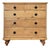 Antique English Pine Chest of Drawers (Dresser) With Dark Knobs - Circa 1880 For Sale