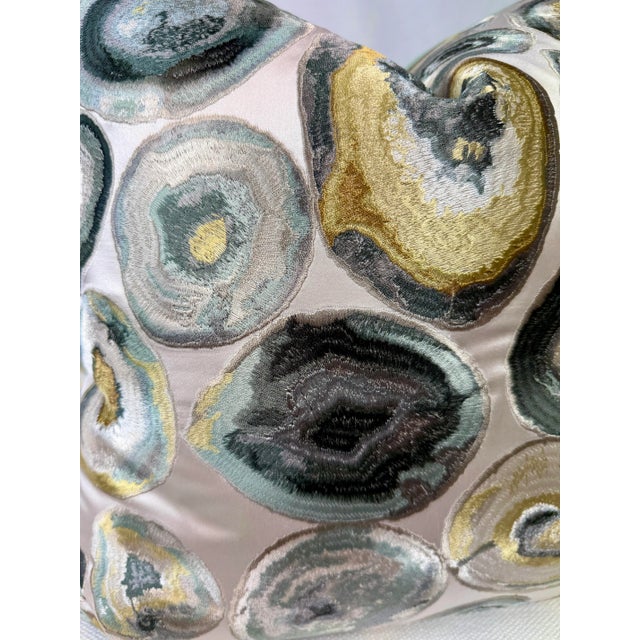 Transitional D. V. Kap Home "Cali" in Onyx 22" Pillows-a Pair For Sale - Image 3 of 3