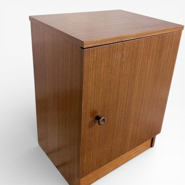 Vintage Teak Bedside Cabinet For Sale - Image 4 of 7