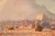 Pink Large Desert Landscape Painting by John Hilton (1904-1983) For Sale - Image 8 of 11