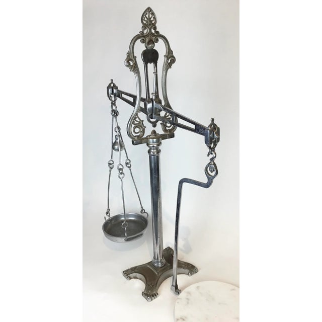 19th Century 19th C. Hunt & Co. Balance Scale - London For Sale - Image 5 of 13