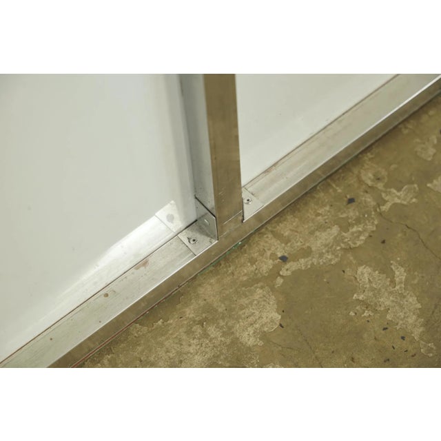 Metal Newly Made Reclaimed Bernstein's Aluminum Marty Supreme Movie Prop Sign For Sale - Image 7 of 7