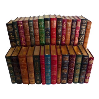 1980s Vintage Easton Press Collection Leather Books- Set of 30 For Sale