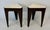 Wengé and Parchment Coffee Tables, 1980s, Set of 2 For Sale - Image 3 of 12