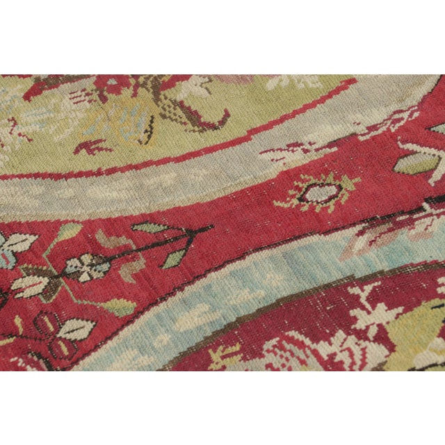 Late 18th Century Antique Karabagh Rug With Rose Cartouches and Ornate Black Border - Rug & Kilim For Sale - Image 5 of 7