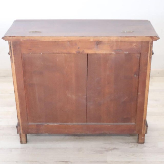 Wood Antique Storage Buffet in Walnut, Firewood Holder, 19th Century For Sale - Image 7 of 10