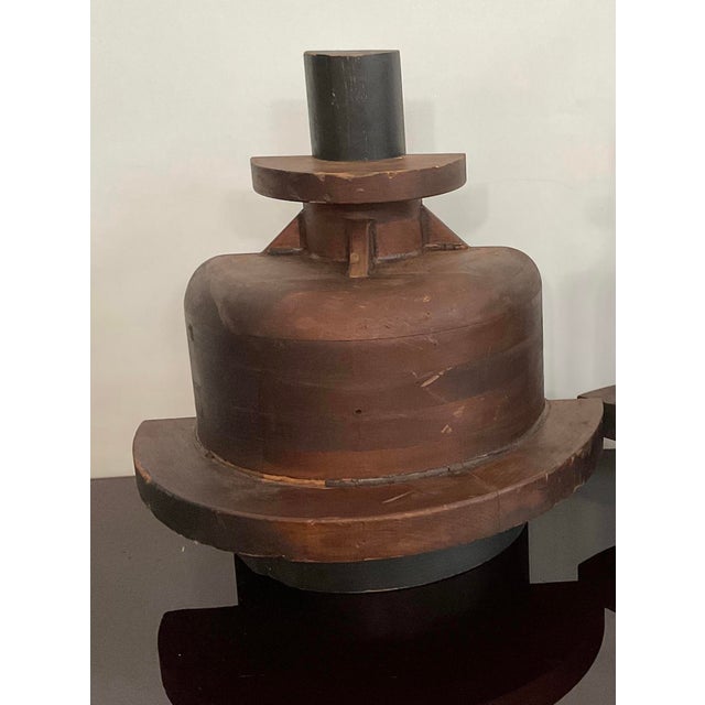 Antique Wood Industrial Mold For Sale - Image 9 of 12