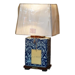 Porcelain Cobalt Vineyard Table Lamp from Ralph Lauren For Sale