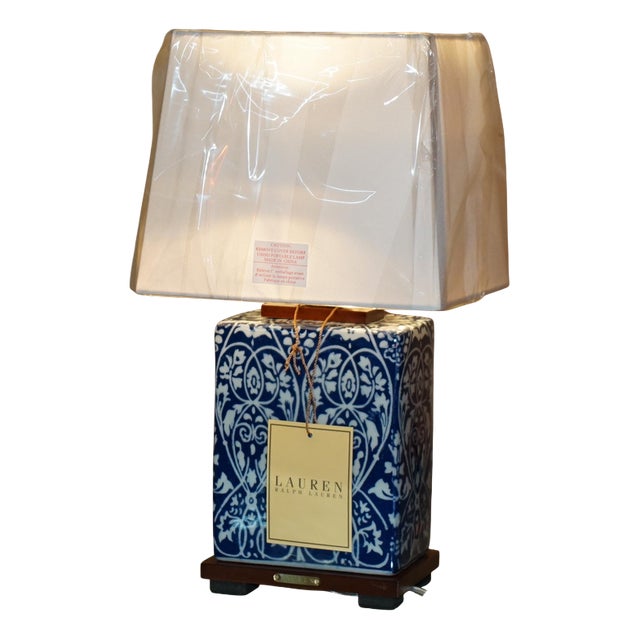 Porcelain Cobalt Vineyard Table Lamp from Ralph Lauren For Sale