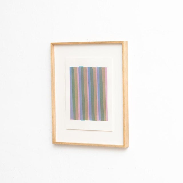 Contemporary Enrico Della Torre, Abstract Composition, 2015, Watercolor For Sale - Image 3 of 10