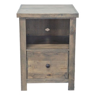 Legends Furniture Joshua Creek Wooden File Cabinet With Drawer and Open Shelf For Sale