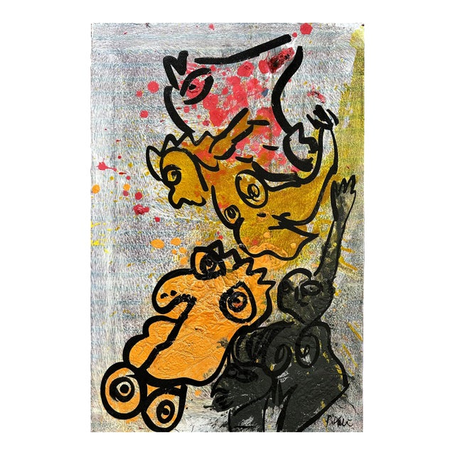 Original Peter Keil Painting - Junge Wilde Collection For Sale