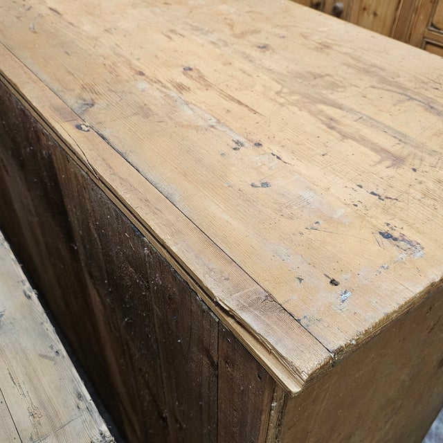 Antique English Pine Sideboard - Circa 1880 For Sale - Image 18 of 18
