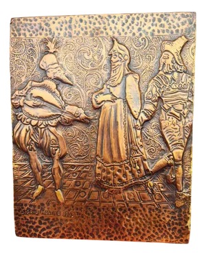 Copper Embossed Bas-Relief, 1960s