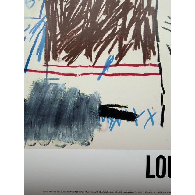 Jean Michel Basquiat Jean Michel Basquiat (1960-1988), Untitled (Scale of Justice), 1982, Exhibition Poster For Sale - Image 4 of 7