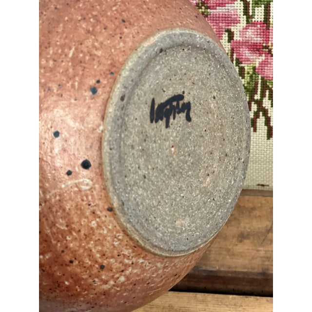 Vintage Signed Mid Century Modern Style Nautical Studio Pottery For Sale - Image 9 of 9