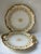 Art Deco Antique Limoges Heavy Gold Double Handle Daisy Chain Charger and Round Platter Set- 2 Pieces For Sale - Image 3 of 13